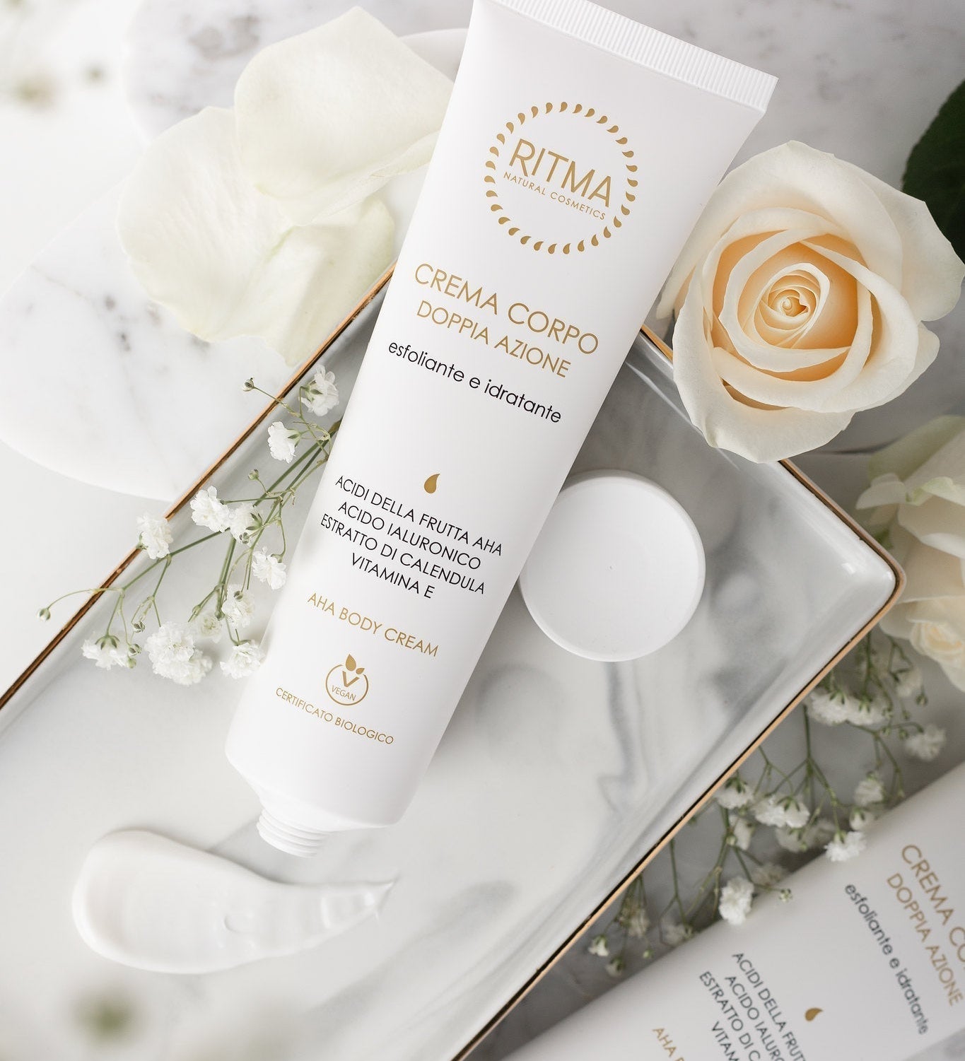 crema corpo idratante esfoliante