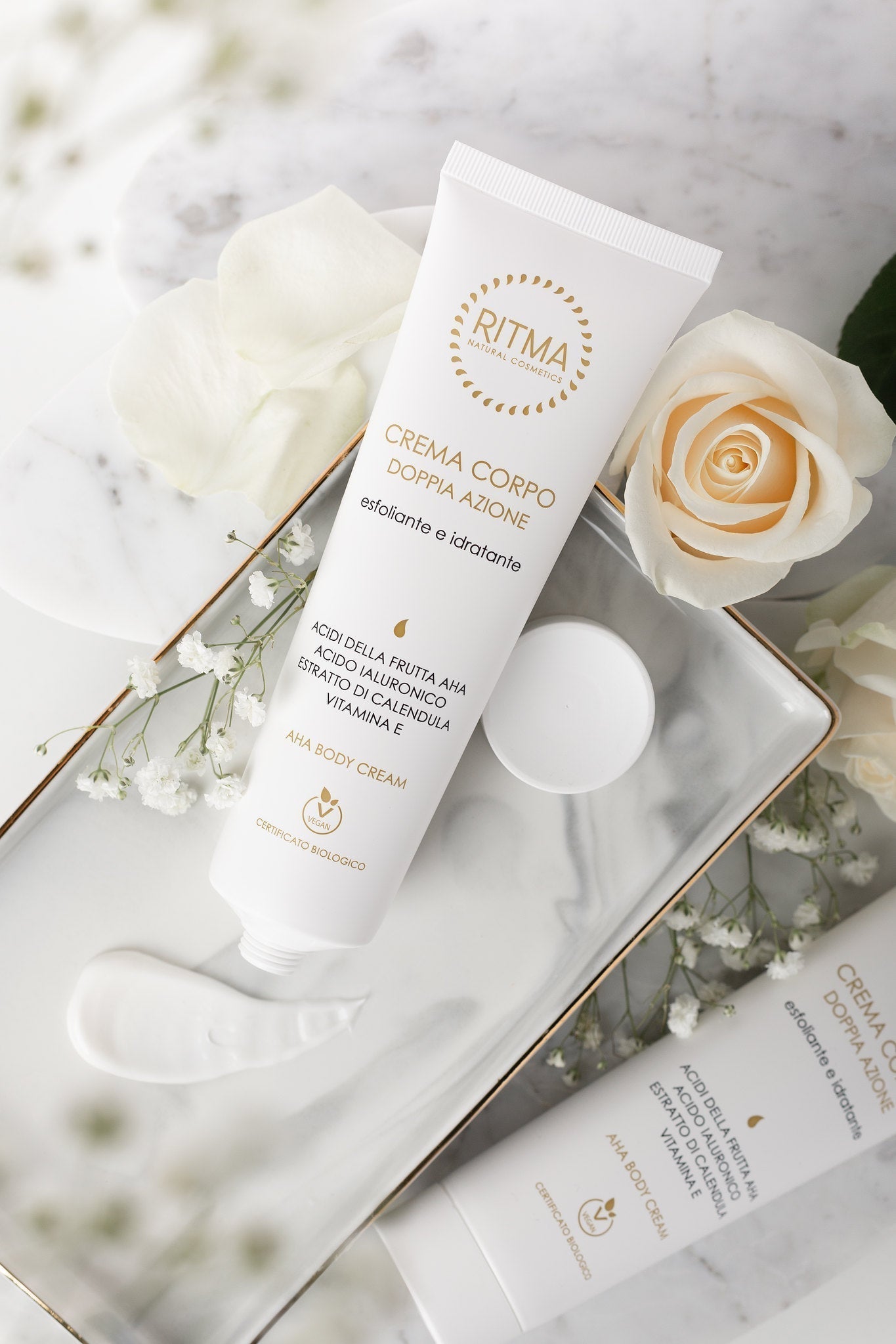 crema corpo idratante esfoliante