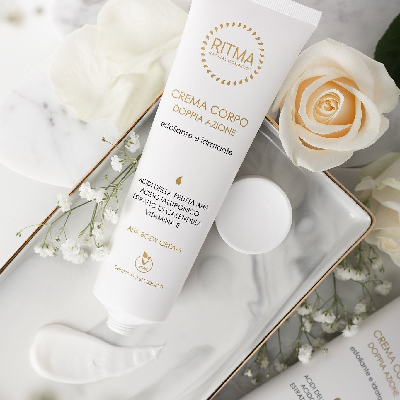 crema corpo idratante esfoliante