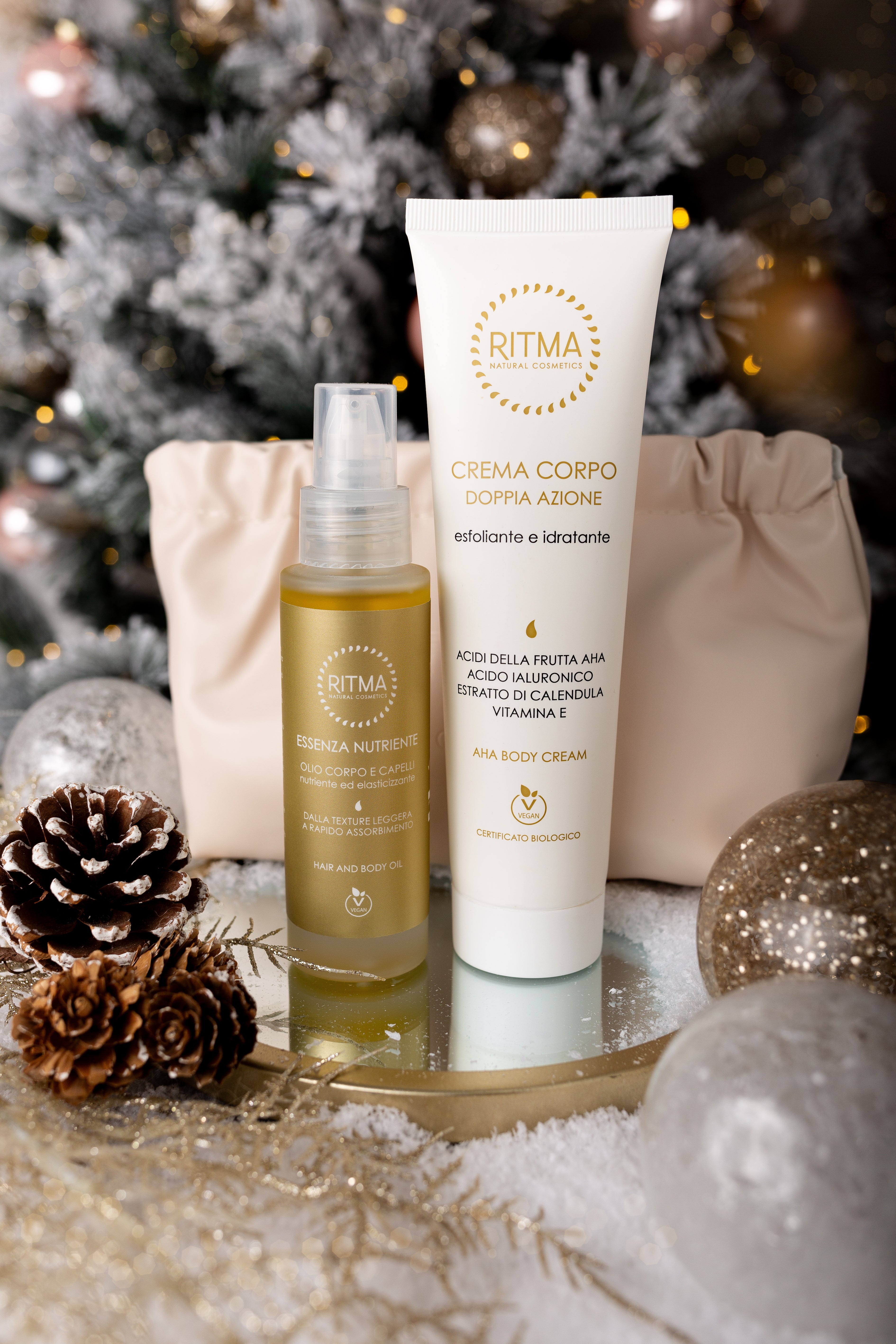 Double Action Body Cream + Nourishing Essence Set