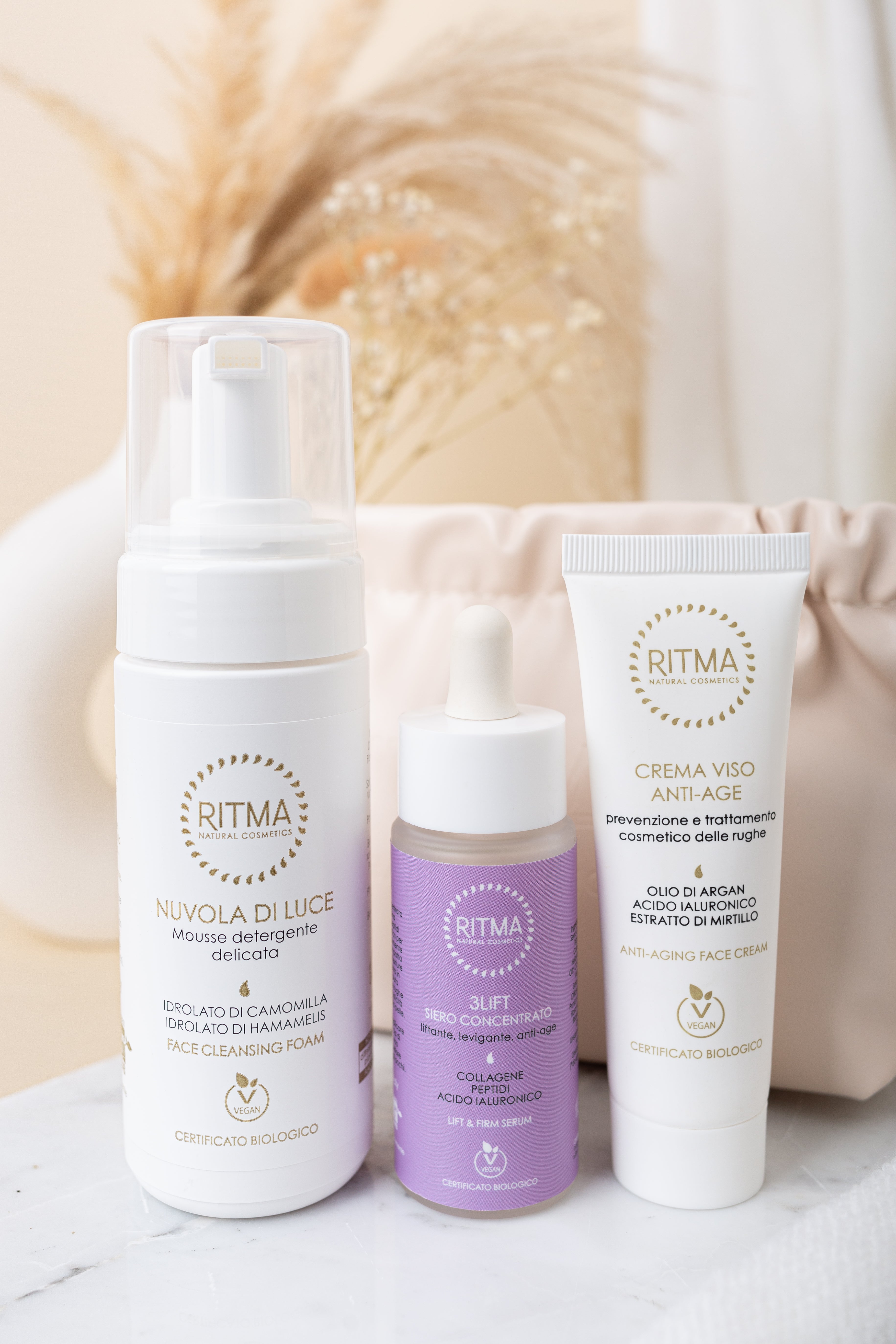 Set Mousse Detergente + Siero 3Lift + Crema Antiage