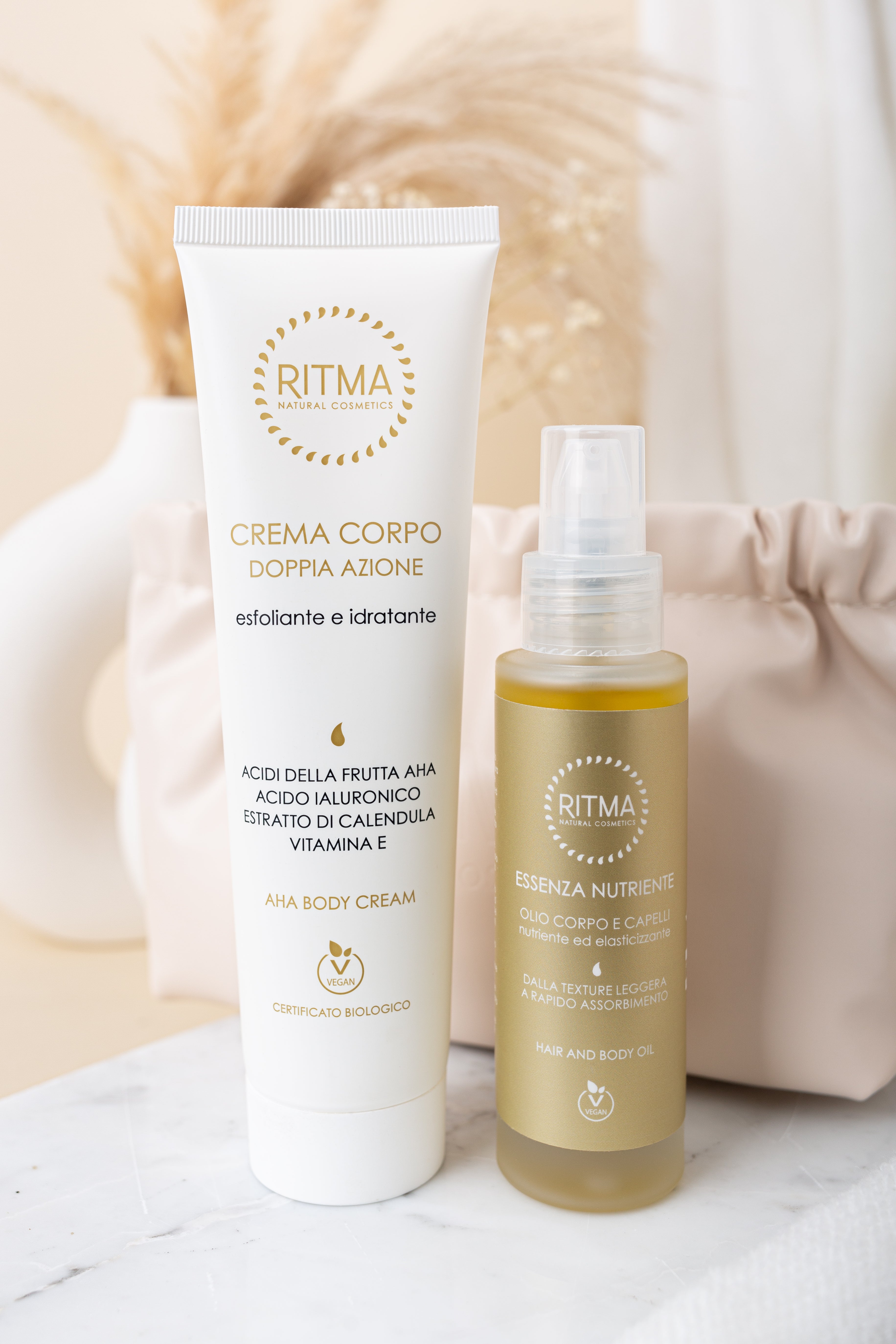 Set Crema Corpo Doppia Azione + Essenza Nutriente