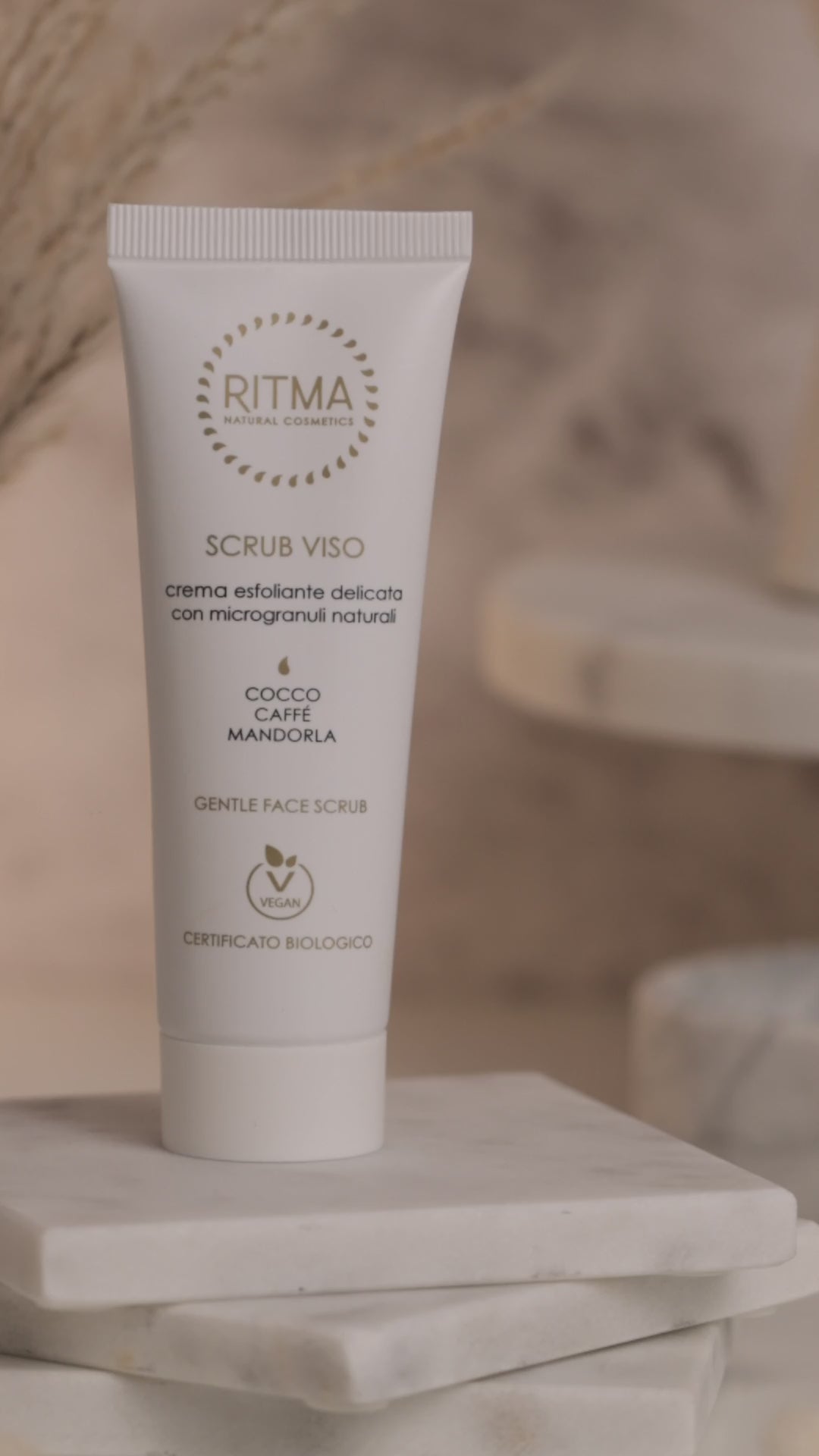Scrub Viso in Crema al Caffè e Mandorla - 50ml