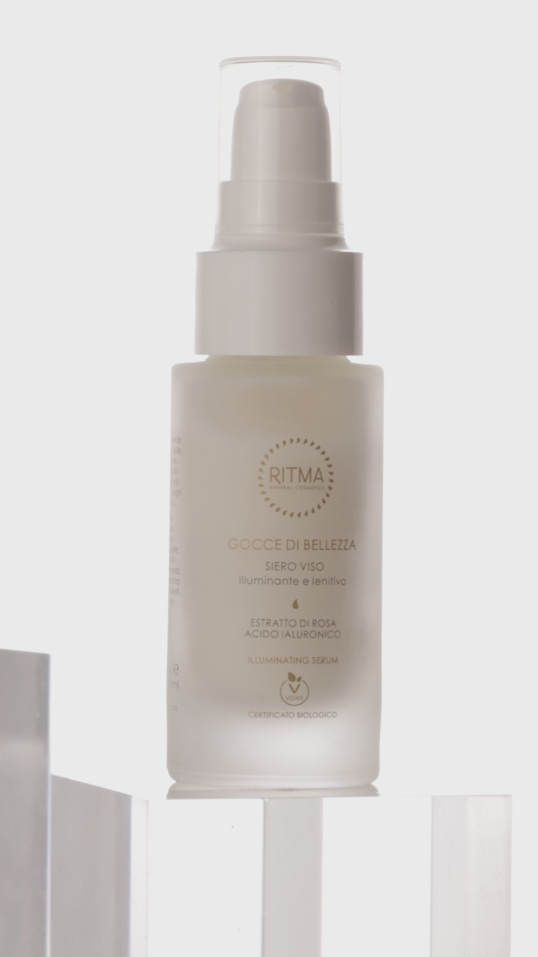 Siero "Gocce di Bellezza " all'acido ialuronico illuminante - 30ml